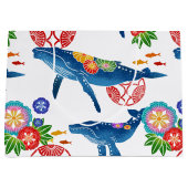 okinawan bingata Artmuster-Kunst giftbag Große Geschenktüte (Vorderseite)