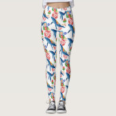 okinawan bingata Artmuster-Kunst legings Leggings (Vorderseite)