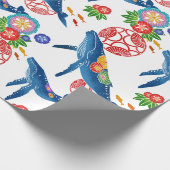 okinawan bingata Artmuster-Kunst-Packpapier Geschenkpapier (Ecke)