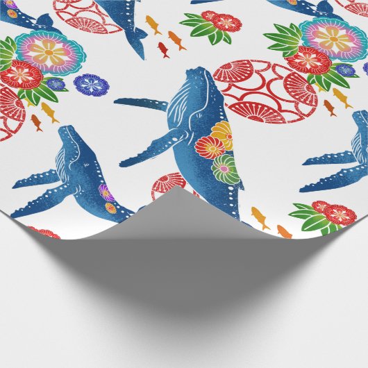 okinawan bingata Artmuster-Kunst-Packpapier Geschenkpapier (Ecke)