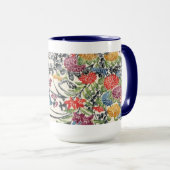 Okinawan Bingata Gewebe Tasse (VorderseiteRechts)