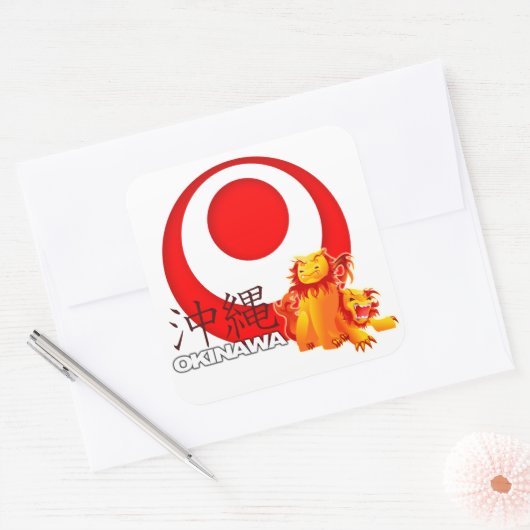 Okinawan Shisa Sticker (Umschlag)