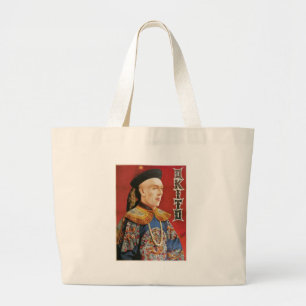 Okito ~ orientalischer Magier-Vintage magische Tat Jumbo Stoffbeutel