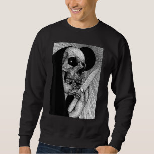 Okkult Gothic Dark Satanisch Unheilig Hexerei Grun Sweatshirt