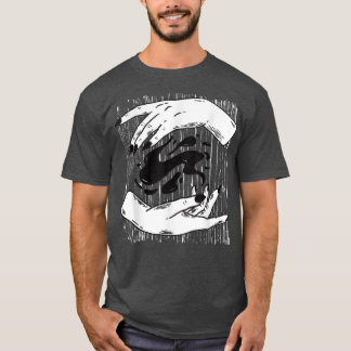 Okkult Witcher Hands Hexen Tarot Gothic Hexe Wi T-Shirt