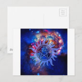 Okkulter Kosmos Postkarte (Vorne/Hinten)