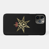 Okkulter Septagramm Case-Mate iPhone Hülle (Rückseite (Horizontal))