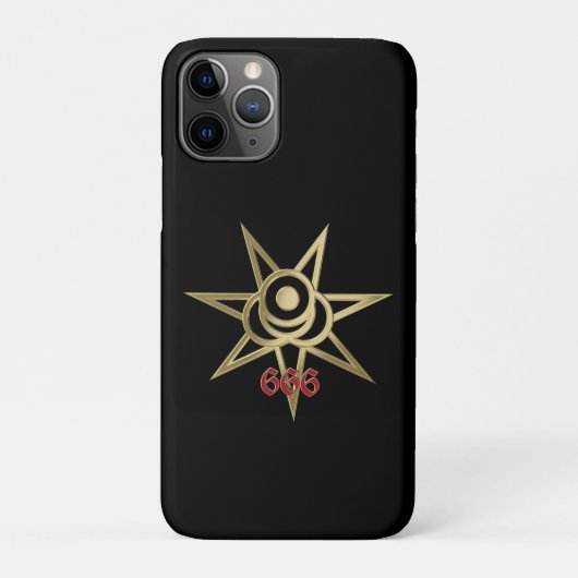 Okkulter Septagramm Case-Mate iPhone Hülle (Rückseite)