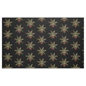 Okkulter Septagramm Stoff (Fat Quarter (45,7 x 55,9 cm))