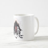 Okkultes Figur-Dunkle Kunst Kaffeetasse (VorderseiteRechts)