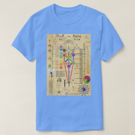 Okkultistische Anatomie T-Shirt (Design vorne)