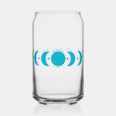 Okkultistische Mondphasen können Glass Wrap Dosenglas (Rückseite)