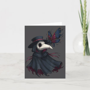 Okkultmaske Arzt Gesicht Pest Cottagecore Gothic Karte
