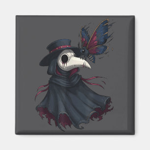 Okkultmaske Arzt Gesicht Pest Cottagecore Gothic Magnet