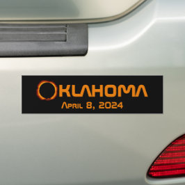 Oklahoma 2024 Gesamtsolare Autoaufkleber