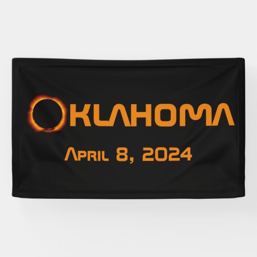 Oklahoma 2024 Gesamtsolare Banner (Horizontal)
