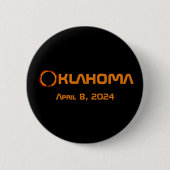 Oklahoma 2024 Gesamtsolare Button (Vorderseite)