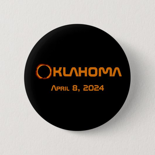 Oklahoma 2024 Gesamtsolare Button (Vorderseite)