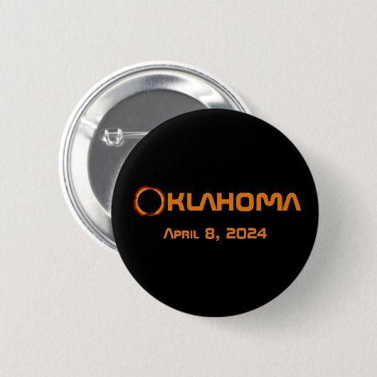 Oklahoma 2024 Gesamtsolare Button (Vorne & Hinten)