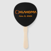 Oklahoma 2024 Gesamtsolare Fächer (Rückseite)