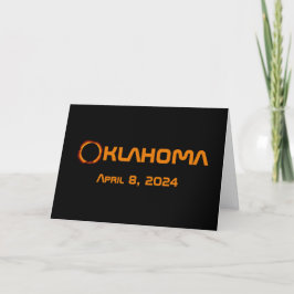 Oklahoma 2024 Gesamtsolare Karte