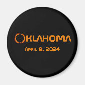 Oklahoma 2024 Gesamtsolare Magnet (Vorne)