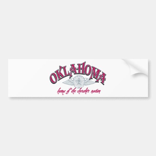 Oklahoma Autoaufkleber (Vorne)