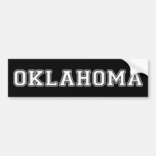 Oklahoma Autoaufkleber (Vorne)