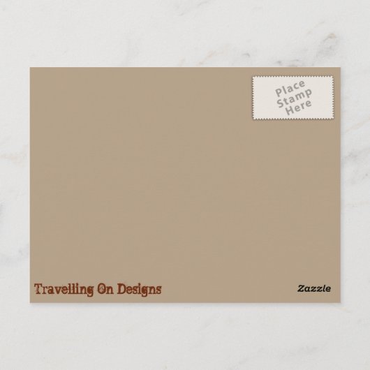 Oklahoma Back Road Postkarte (Rückseite)