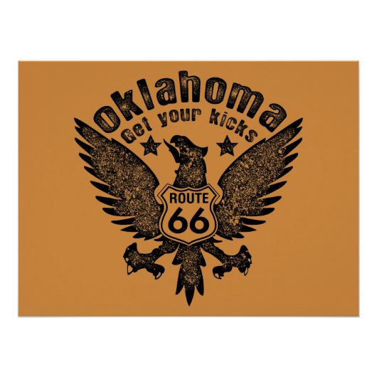 Oklahoma bekommt den Kick Poster (Vorderseite)