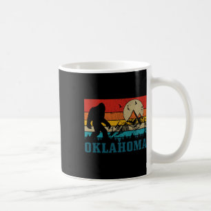 Oklahoma Bigfoot Vintag Mountains Wandern Camping Kaffeetasse