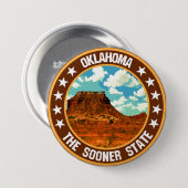 Oklahoma Button (Vorne & Hinten)