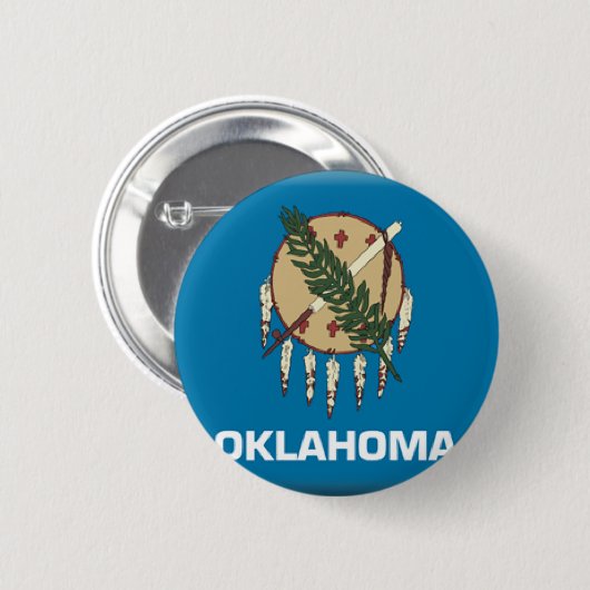 Oklahoma Button (Vorne & Hinten)