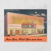 Oklahoma, Cheftheater, gebrochener Bow Postkarte (Vorderseite)