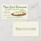 Oklahoma Chicken Friak Steak Restaurant Küche Visitenkarte (Vorne/Hinten)