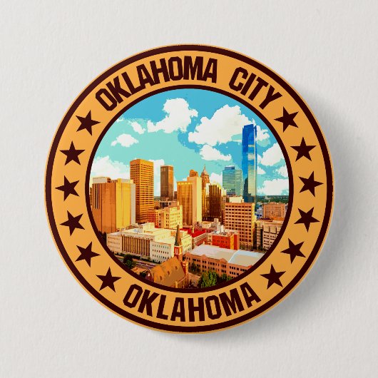 Oklahoma City Button (Vorderseite)