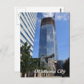 Oklahoma City, Devon Tower Construction Postcard Postkarte (Vorne/Hinten)