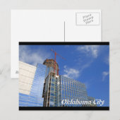 Oklahoma City, Devon Tower Construction Postcard Postkarte (Vorne/Hinten)