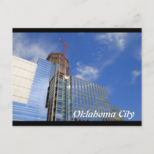 Oklahoma City, Devon Tower Construction Postcard Postkarte