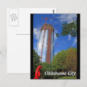 Oklahoma City, Devon Tower Construction Postcard Postkarte (Vorne/Hinten)