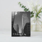 Oklahoma City Downtown Abandoned Postkarte (Stehend Vorderseite)