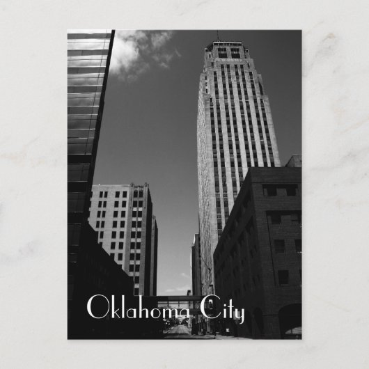 Oklahoma City Downtown Abandoned Postkarte (Vorderseite)