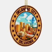 Oklahoma City Keramik Ornament (Rechts)