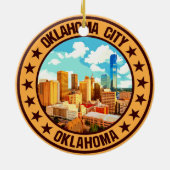 Oklahoma City Keramik Ornament (Hinten)