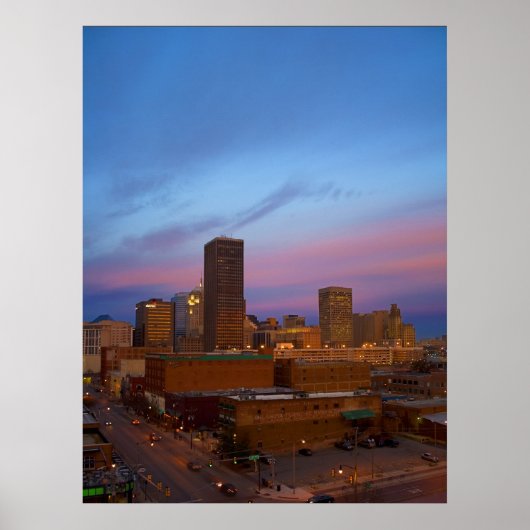 Oklahoma City Morning Poster (Vorne)