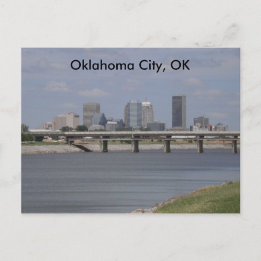 Oklahoma City, ok Postkarte (Vorderseite)