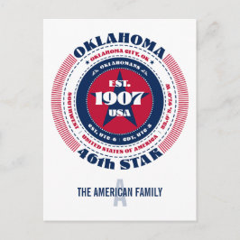 Oklahoma City, Oklahoma City, OK, Patriotisch, Mon Postkarte