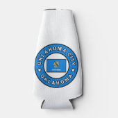 Oklahoma City Oklahoma Flaschenkühler (Vorderseite)