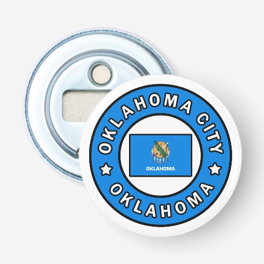 Oklahoma City Oklahoma Flaschenöffner (Vorderseite)