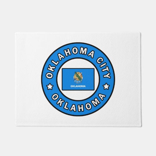 Oklahoma City Oklahoma Fußmatte (Vorderseite)
